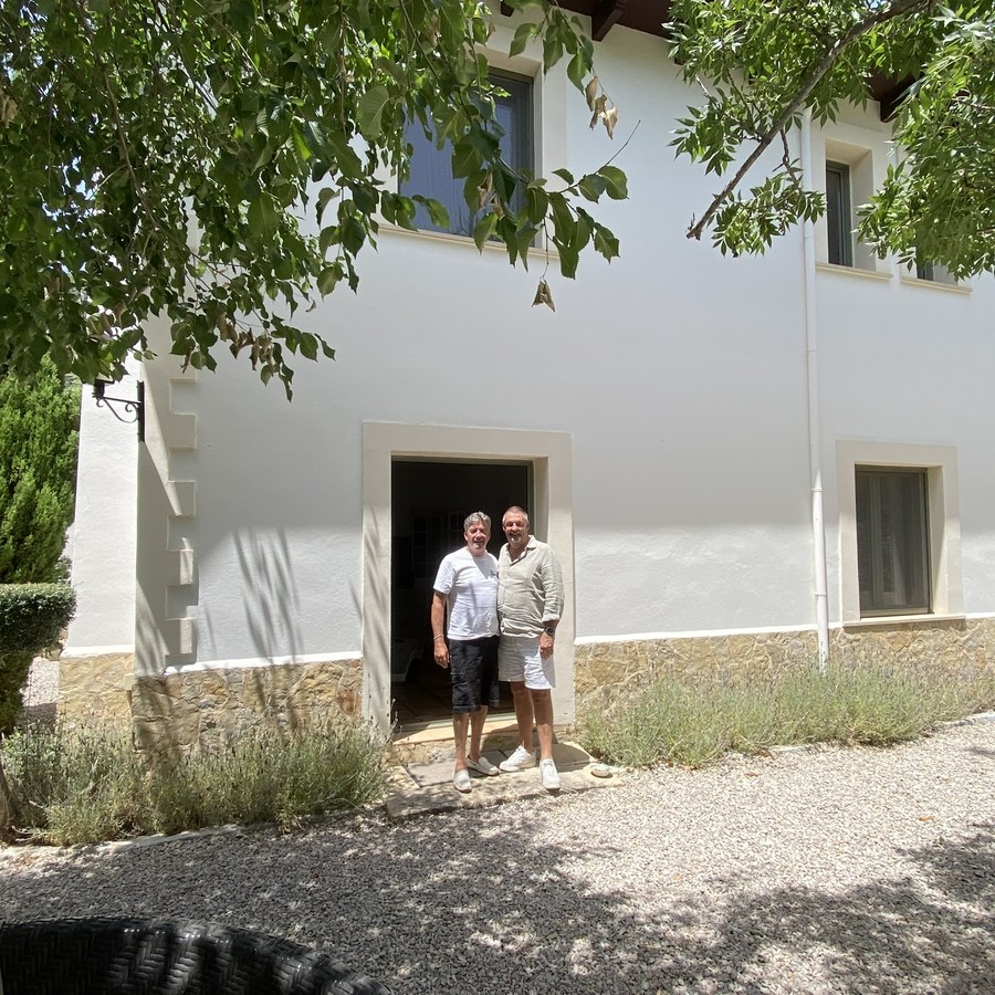 Anselm Van den Auwelant and Torben Aagaard at Casa Son Cabaspre