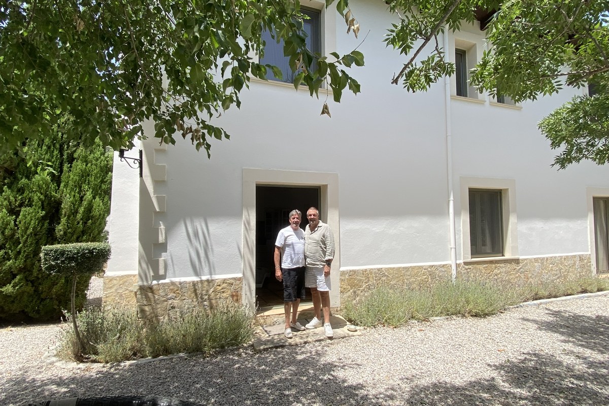 Anselm Van den Auwelant and Torben Aagaard at Casa Son Cabaspre