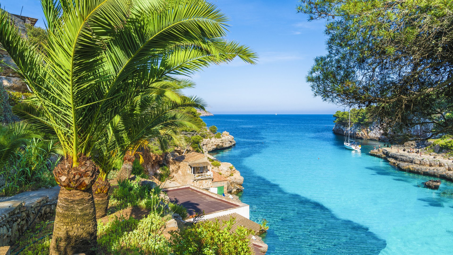 A quiet cala on Mallorca