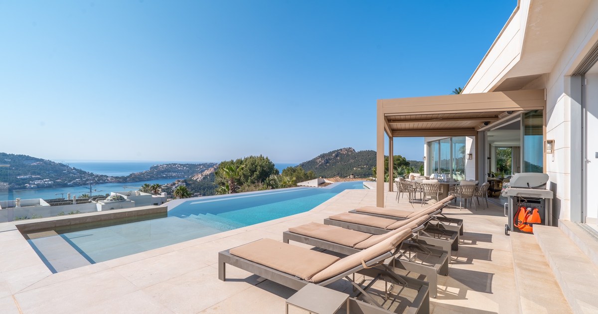 Casa Sunshine, sea-view villa in Port d'Andratx