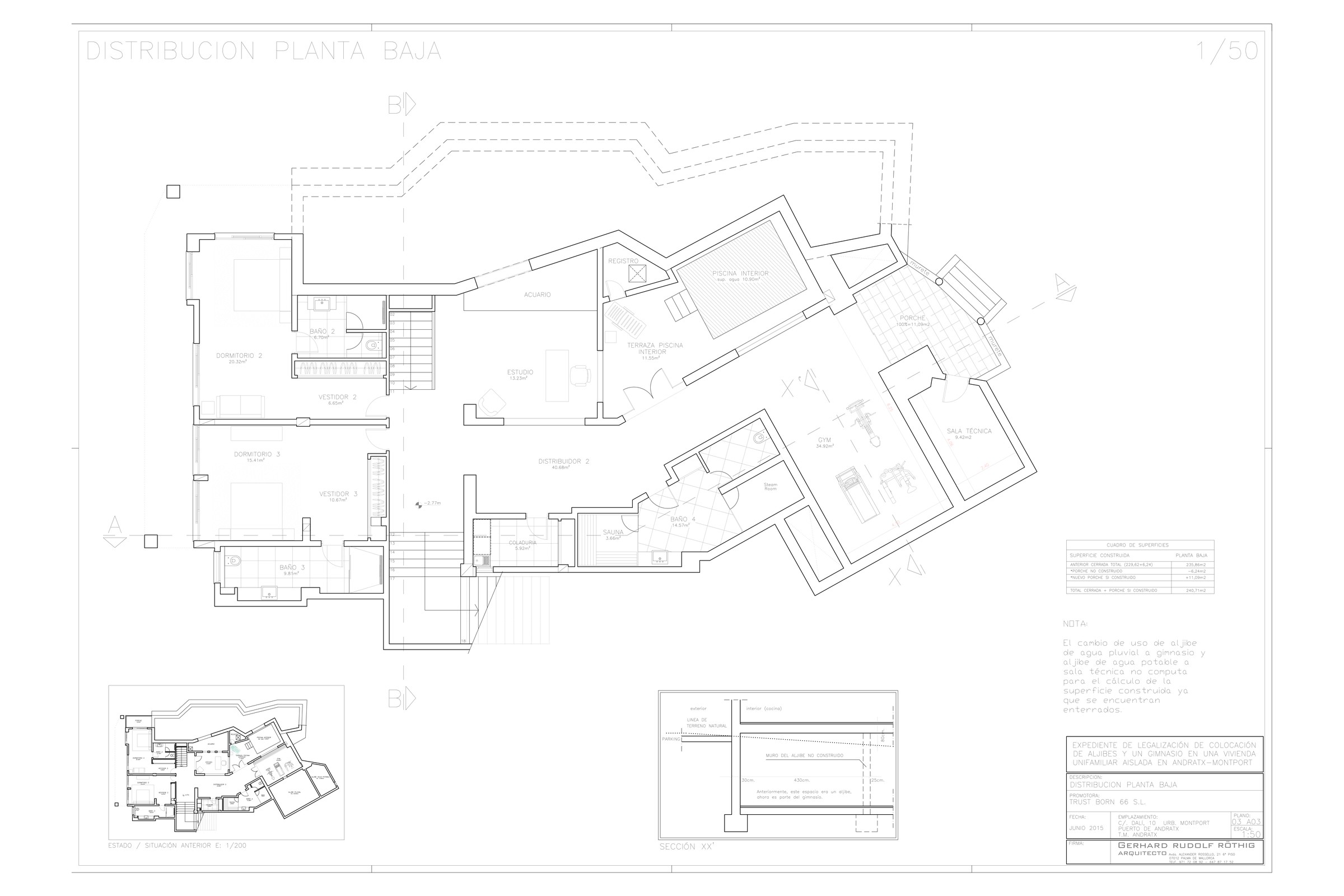 Casa Sunshine — ground floor plan