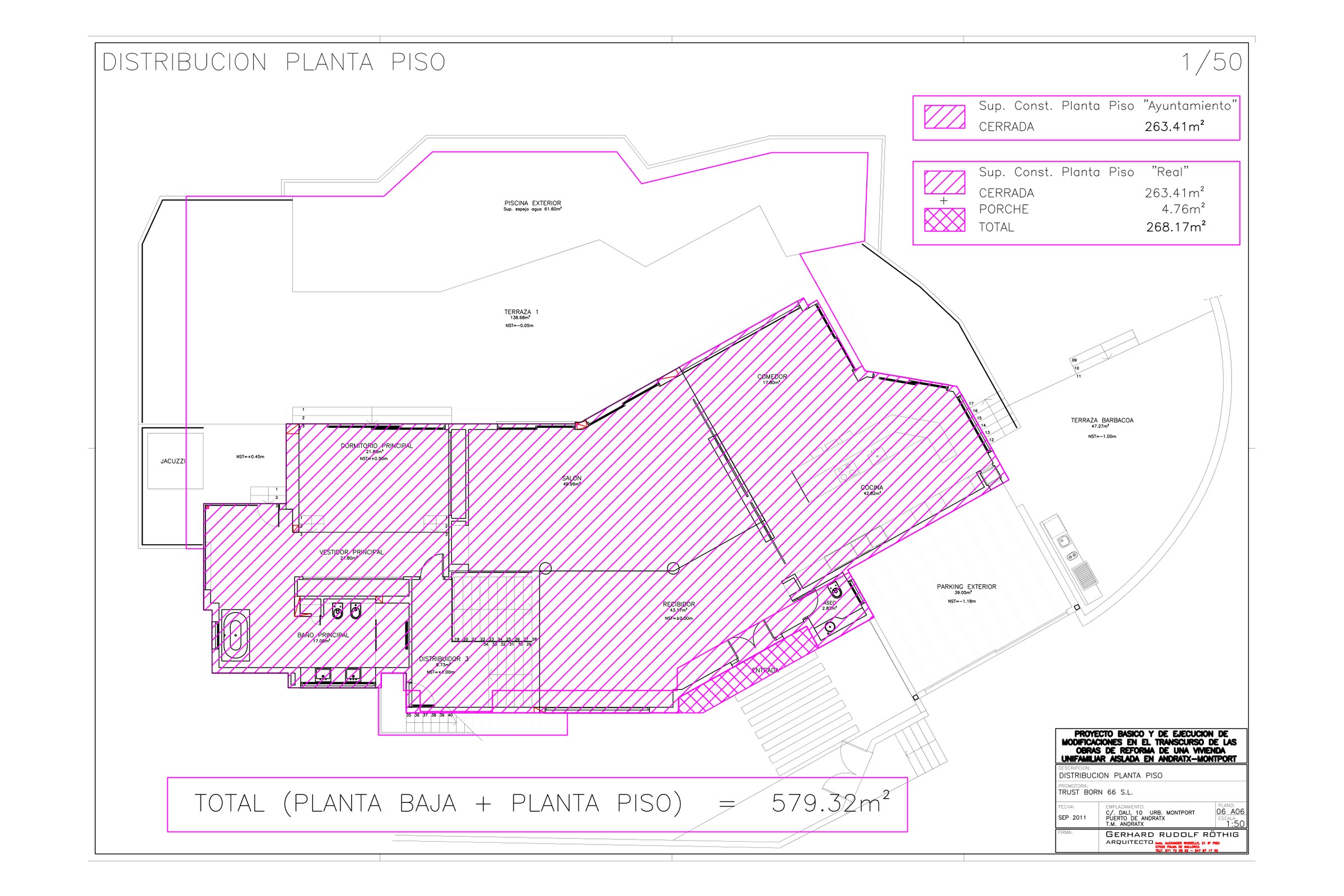 Casa Sunshine — upper floor plan