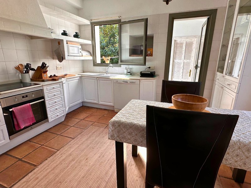 The kitchen at Casa Son Cabaspre as it stands