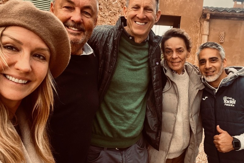The Homebase team on a project in Mallorca