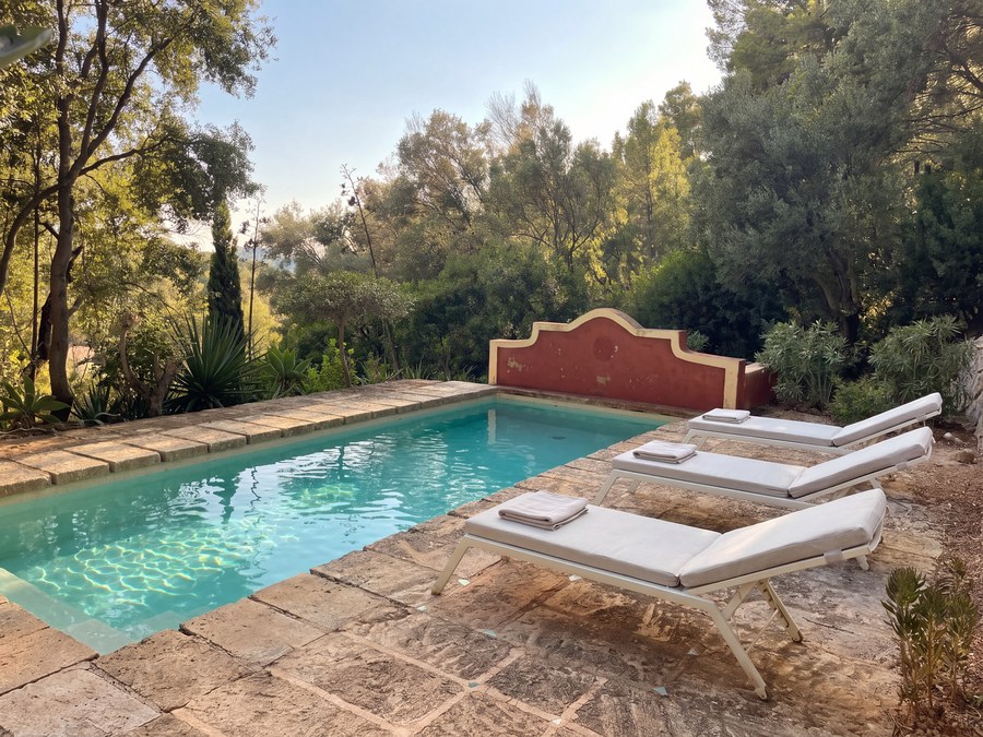 The pool and terrace, move-in-ready — visualisation