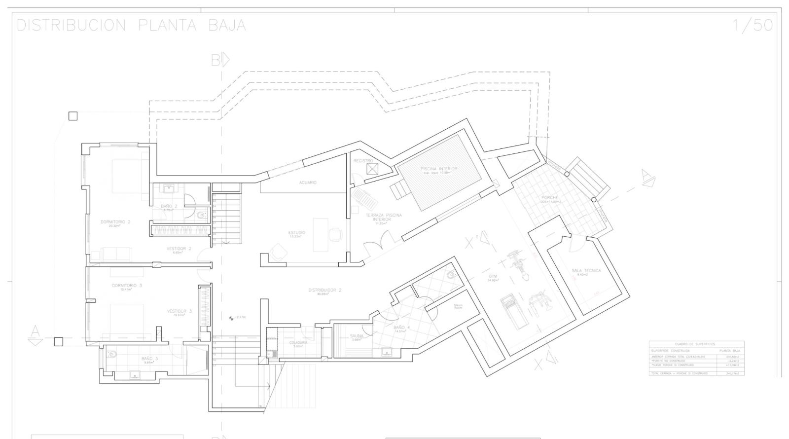 Casa Sunshine ground level floor plan