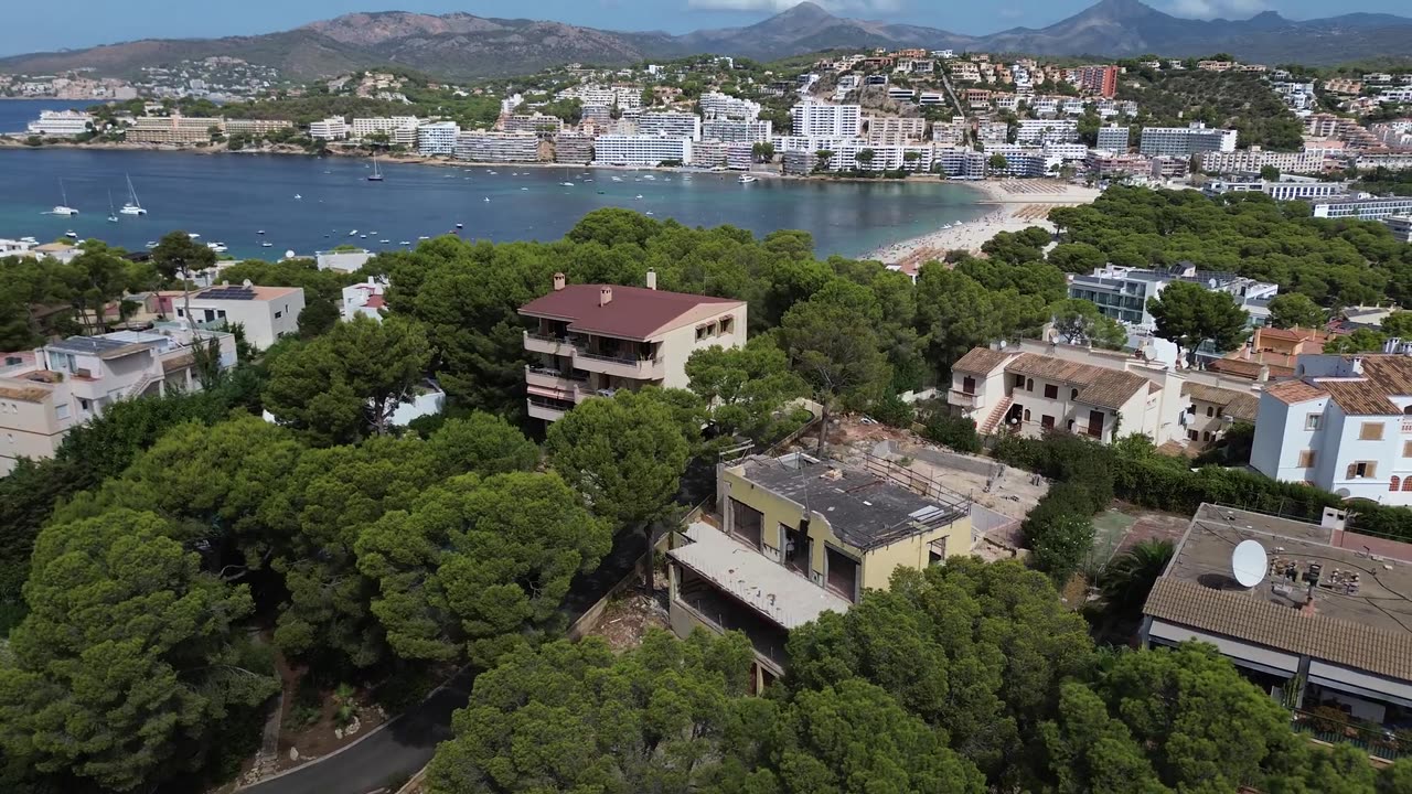 Villa Cabrera, Santa Ponsa — the bay of Santa Ponsa from above the house