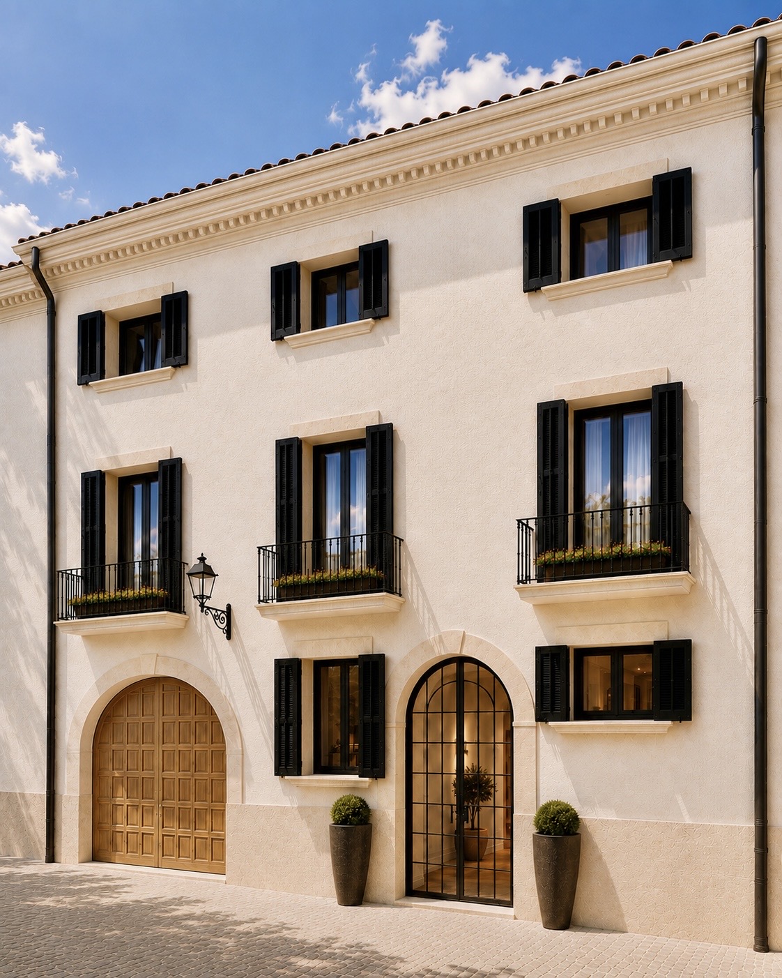 The façade of Soul Palace on a lane in the Calatrava quarter of Palma old town