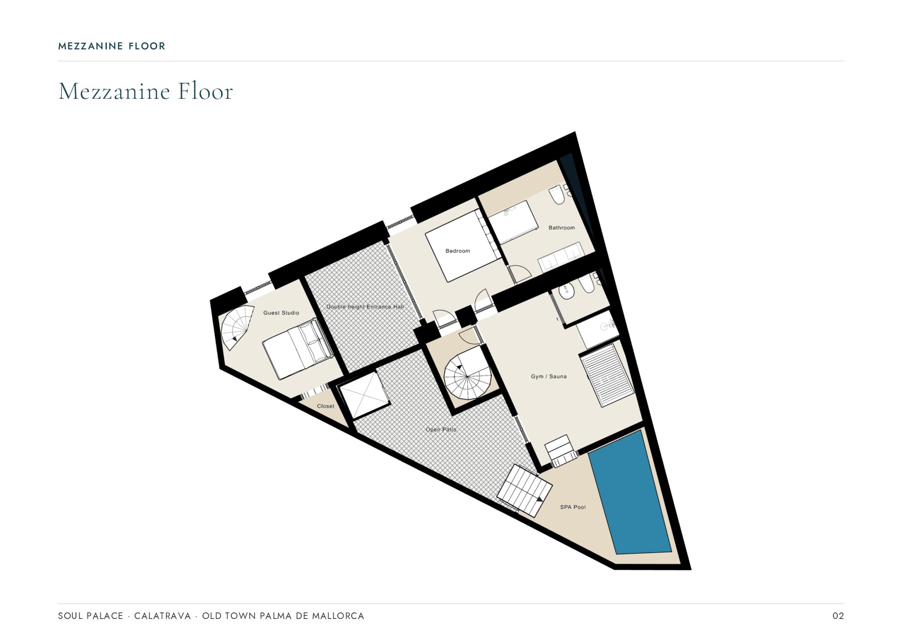 Soul Palace mezzanine floor plan