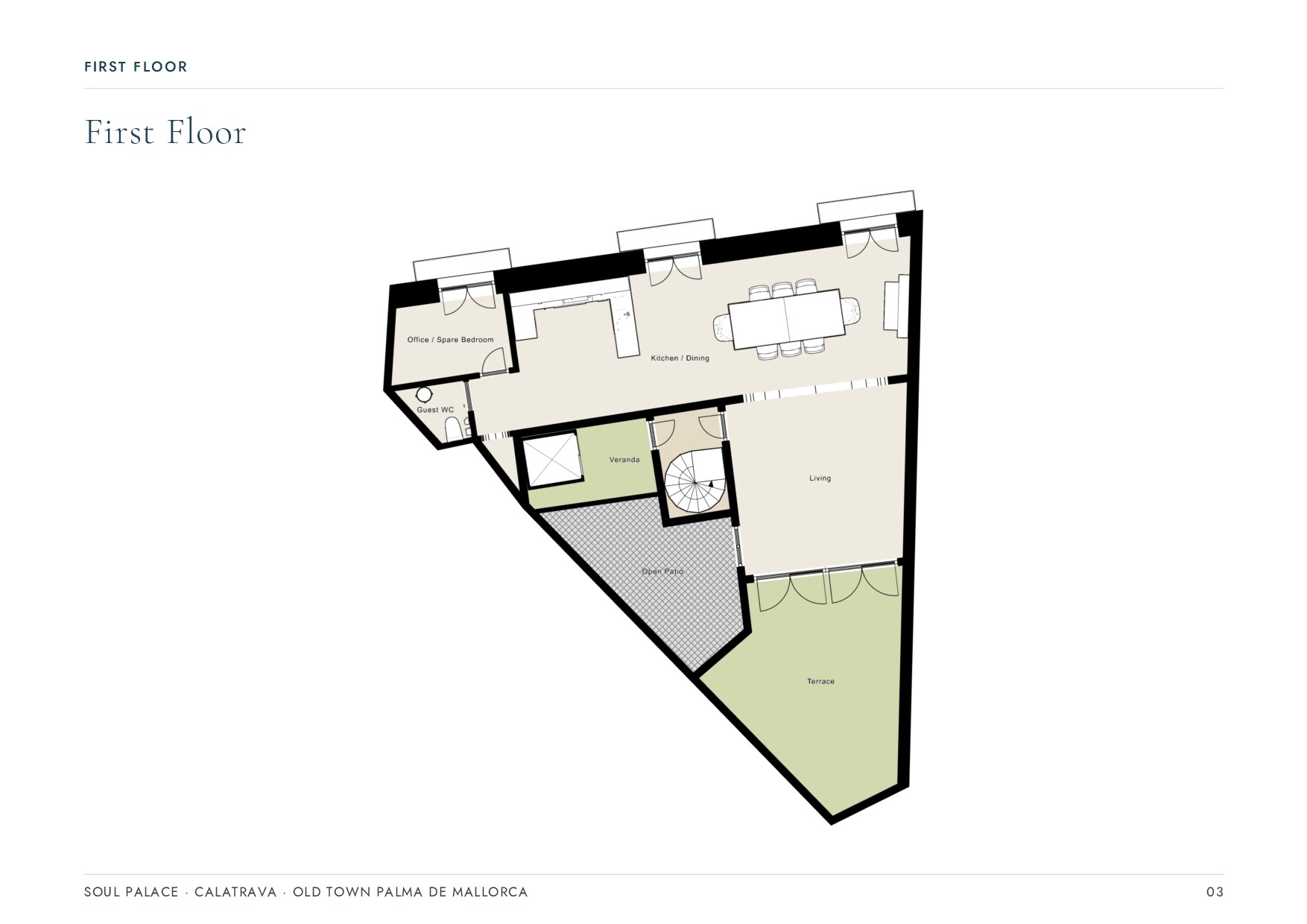 Soul Palace first floor plan