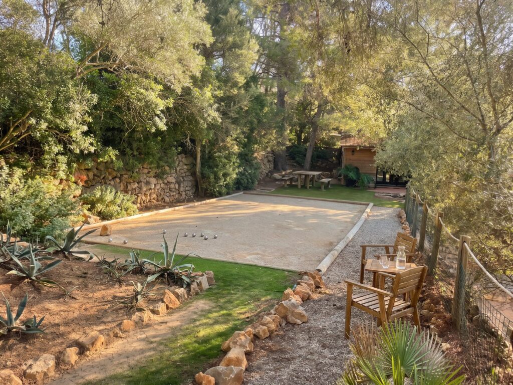 The petanque court — visualisation