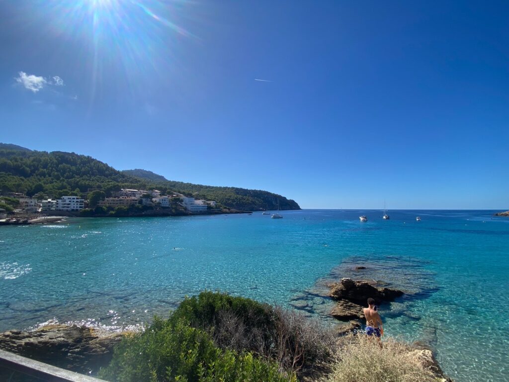 Rocks and turquoise sea at Sant Elm